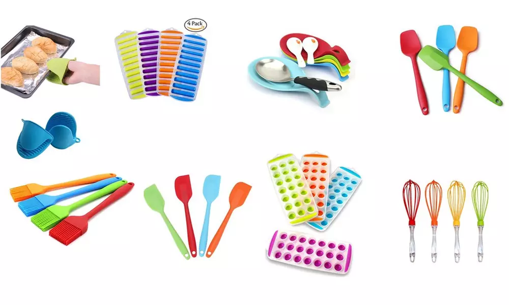4 Pack Silicone Kitchen Utensils & Gadgets- Style Options - Primary Image