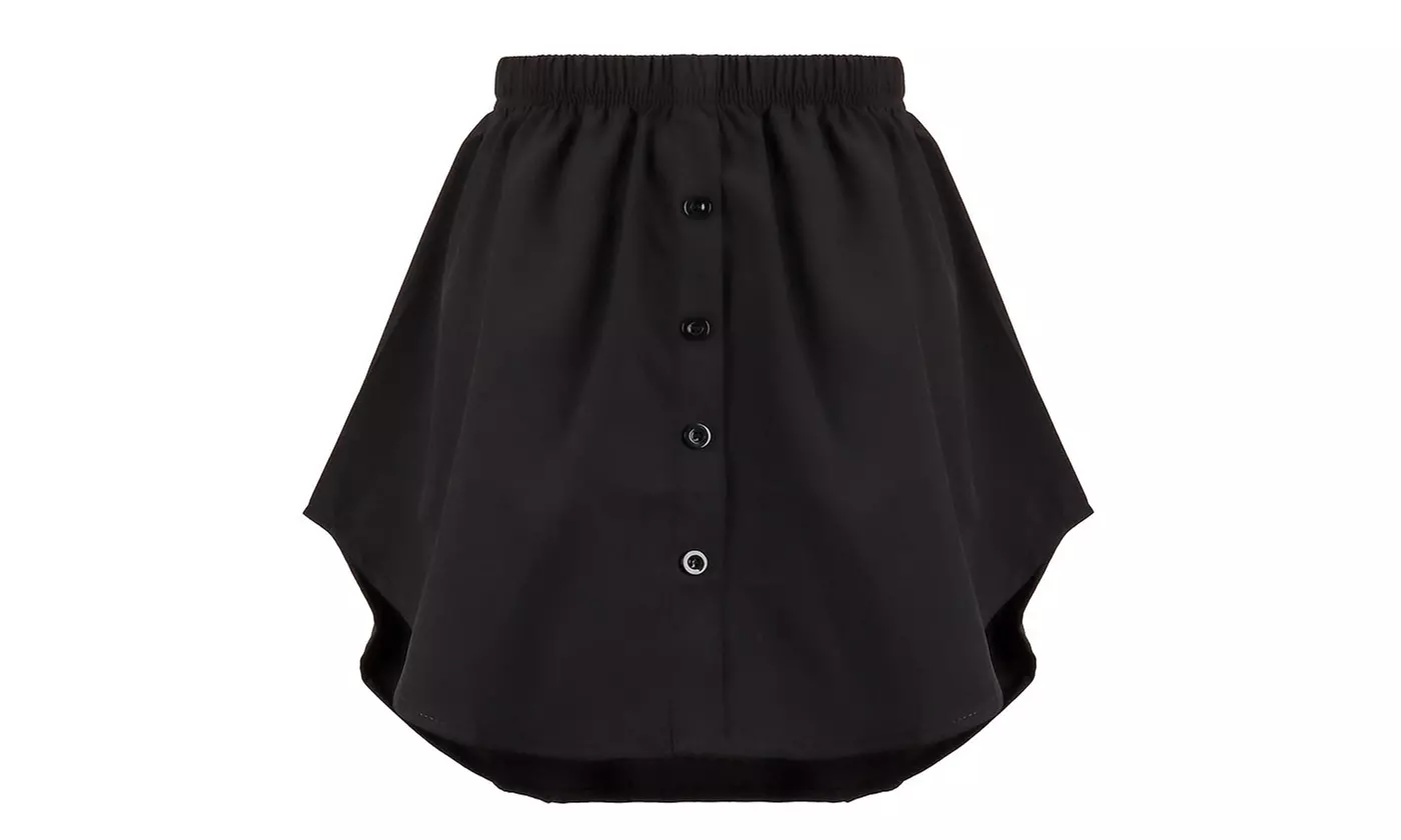 Women Mini Skirt Shirt Shirt Extenders Layering Shirt Extenders 