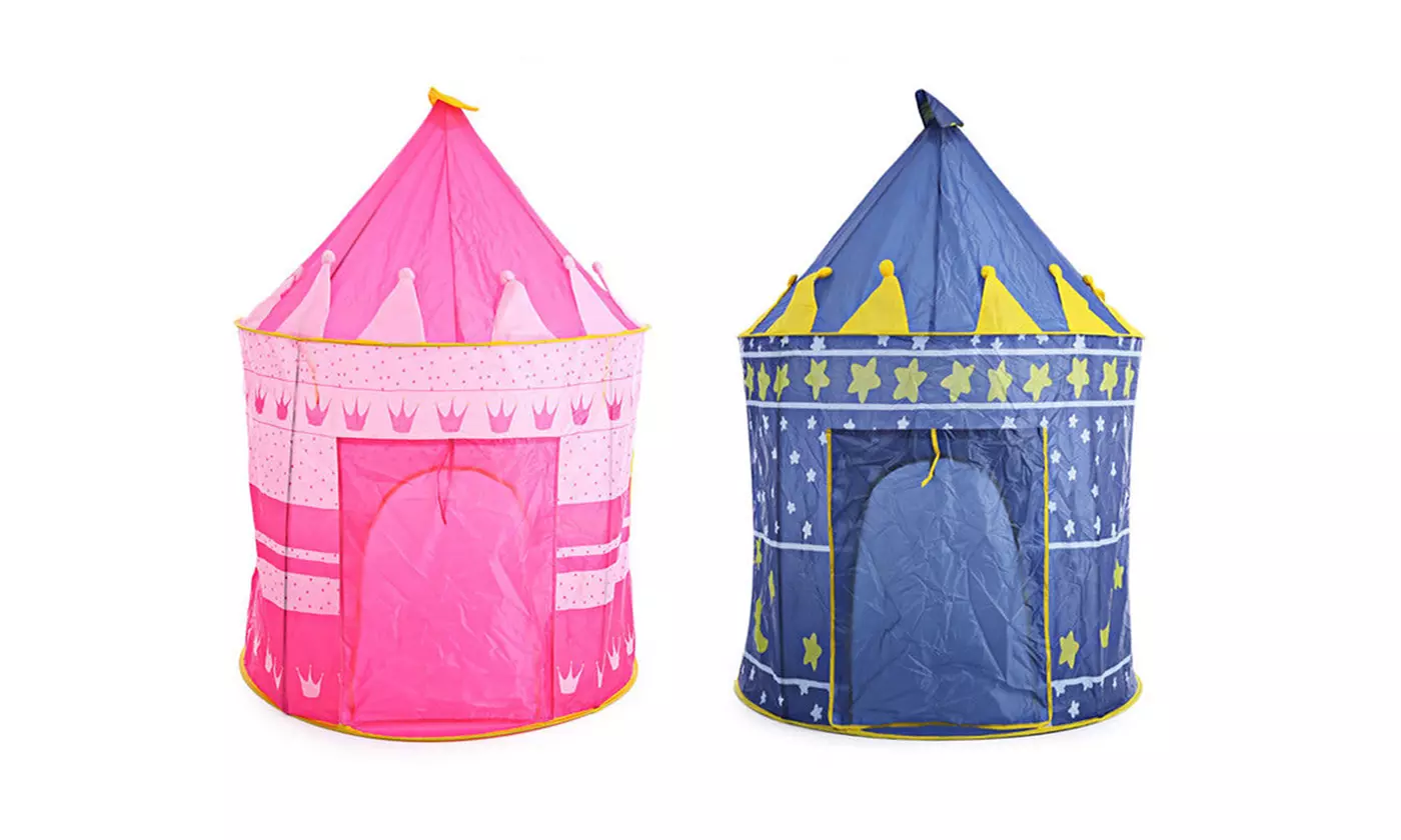 Portable Folding Pop Up Christmas Gift Kids Play House Play Tent 2 Colors - Primary Image