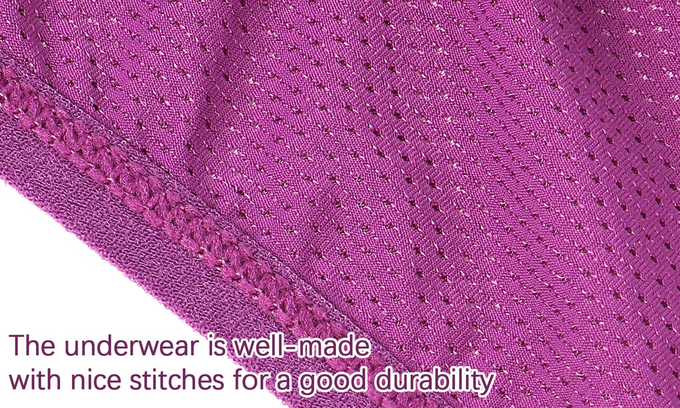 2 Pack Women Menstrual Period Underwear Breathable Leak Proof Panties Briefs