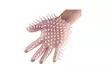 Silicone Stinged Spikes Crystal Massaging&flirting Glove - Second Medium