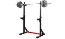 Indoor Fitness Adjustable Multi-function Barbell Stand Squat Bench Press Trainer - Primary Image