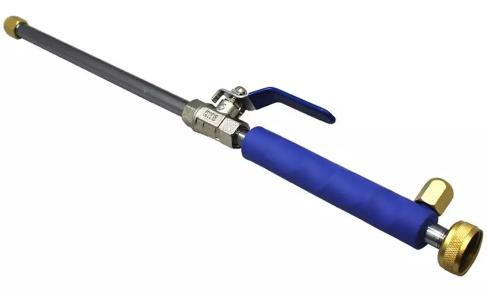 BlueDot Trading High Pressure Washer Wand -Garden Hose End or with Powered Wash - Primary Image