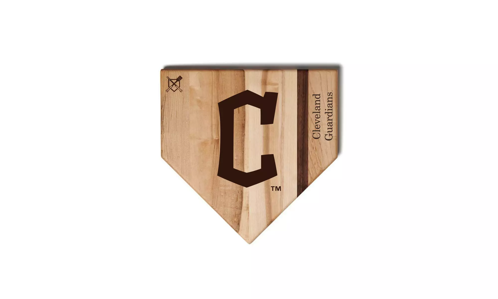 MLB 12-Inch or 17-inch Wooden Home Plate Cutting Board