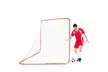 6'x6' Portable Lacrosse Practice Net Stylish Hockey Goal Net for Sport Training - Second Medium