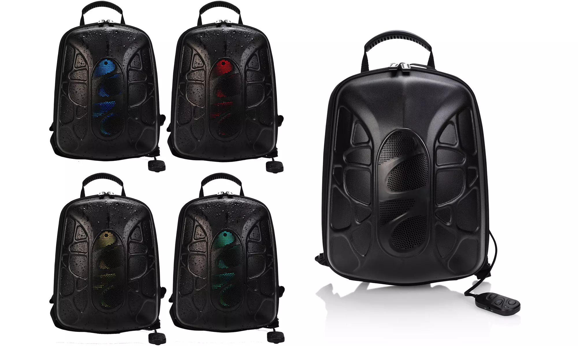 TRAKK SHELL Weatherproof Bluetooth Speaker & Power Charging Backpack - Primary Image