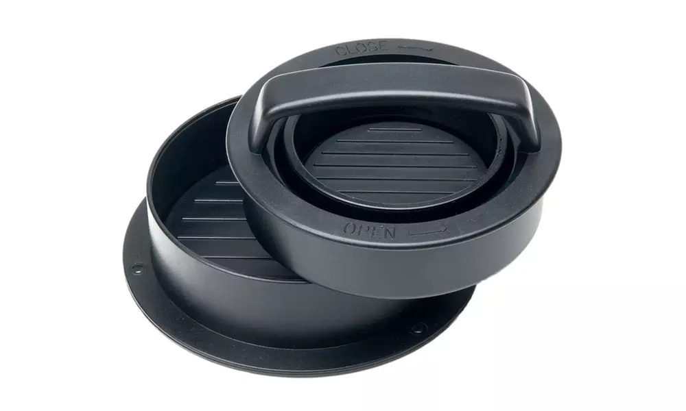 3-in-1 Stuffed Burger Press, Hamburger Patty Maker and sliders - Second Medium