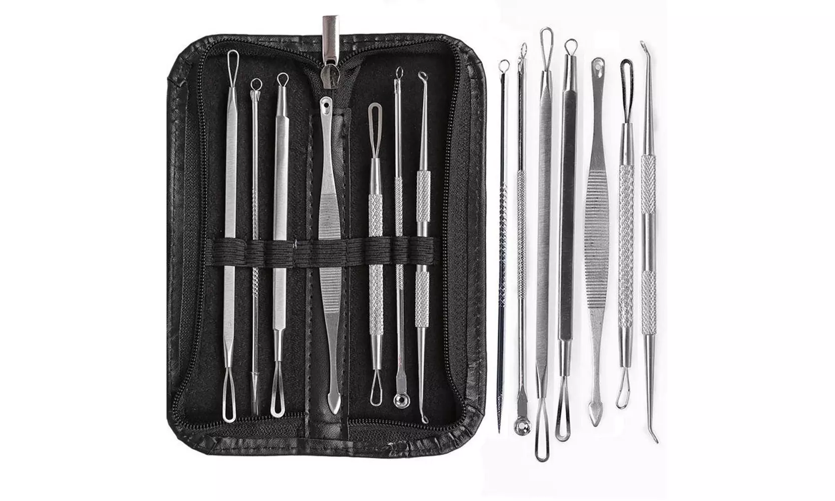 7pcs Blackhead Acne Comedone Pimple Blemish Extractor Remover Tool Kit - Primary Image