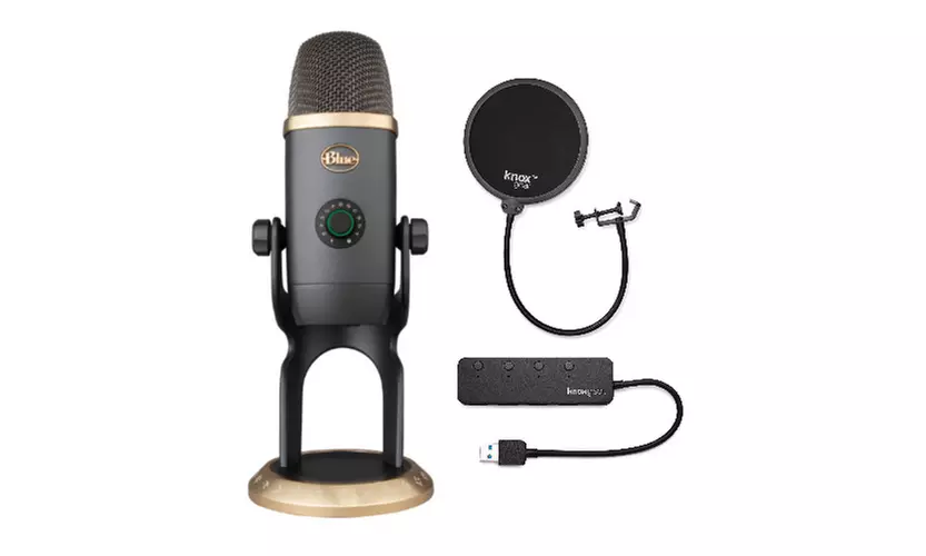 Blue Yeti X World of Warcraft Edition Microphone and Knox Gear Pop Filter Bundle - Primary Image