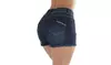 CG8-8G136SH - Premium Badge Patch Destroyed Ripped Denim Short Shorts