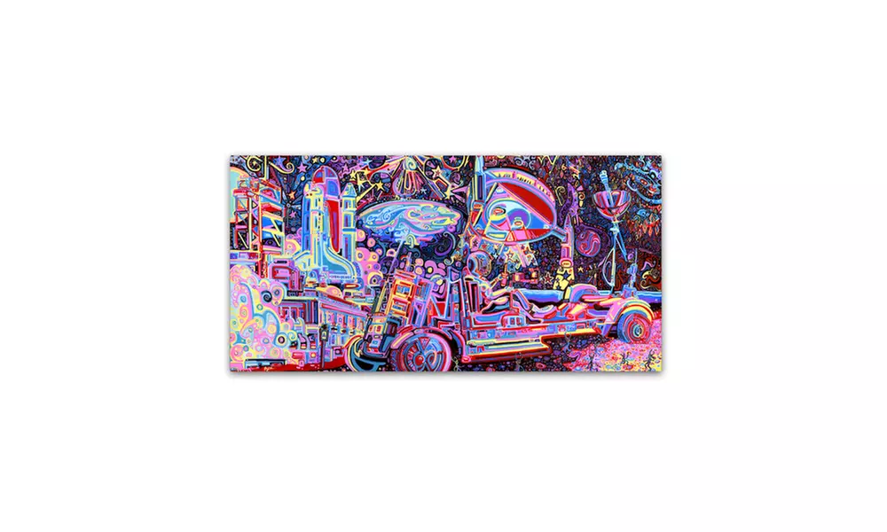 Josh Byer 'Moon Buggy' Canvas Art - Primary Image