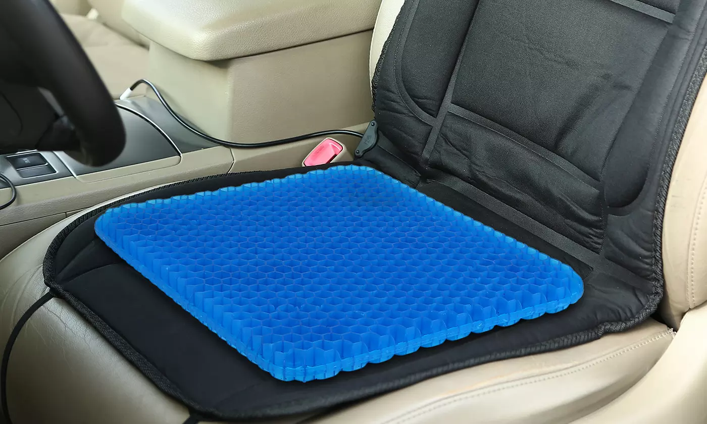 iMounTEK Honeycomb Gel Support Seat Cushion Breathable Egg Seat Pad w/ Cover