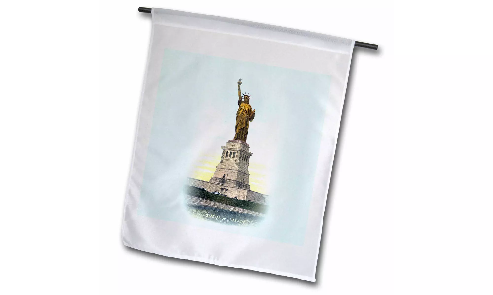  Garden Flag Vintage Image of the Statue of Liberty in new York Harbor  - Primary Image