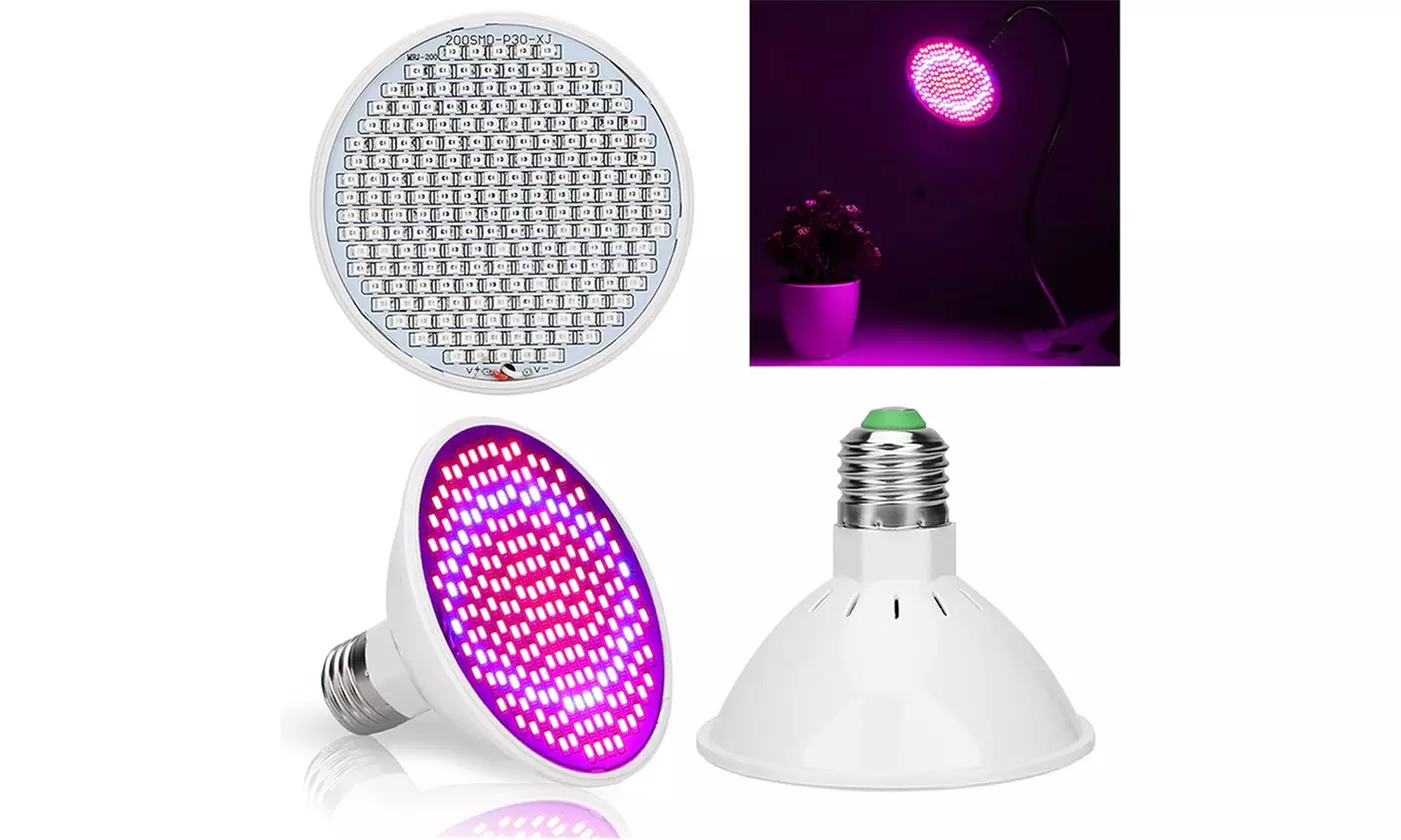 200 LEDs Full Spectrum Grow Light Red Blue LED Plant Lights Bulb