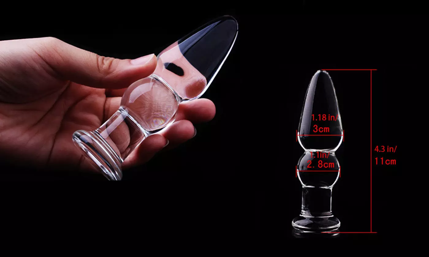7 Types Crystal Glass Anal Plug G-spot Pleasure Stimulator