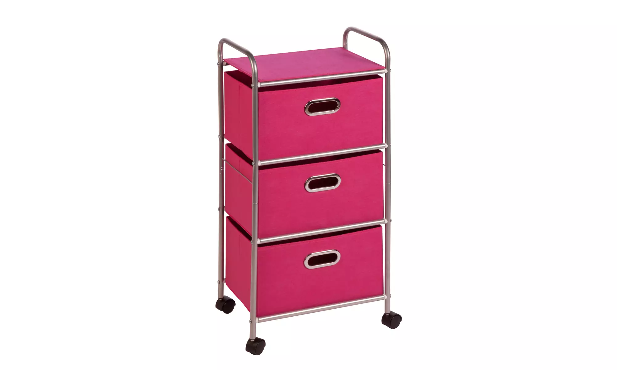Pink 3-Drawer Storage Cart - Second Medium