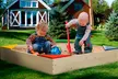 Wooden Sandbox with Floor Cover - Second Medium