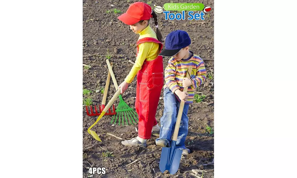 Kids' Big Gardening Tool Set (4-Piece) - Second Medium