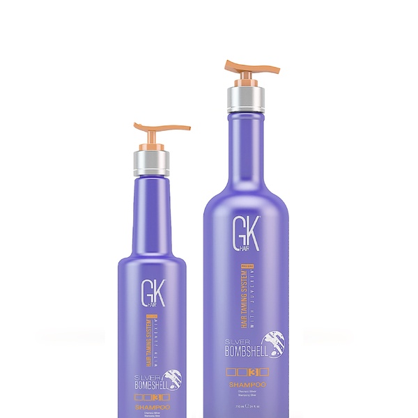 Global Keratin Gkhair Silver Bombshell Purple Shampoo For Blonde