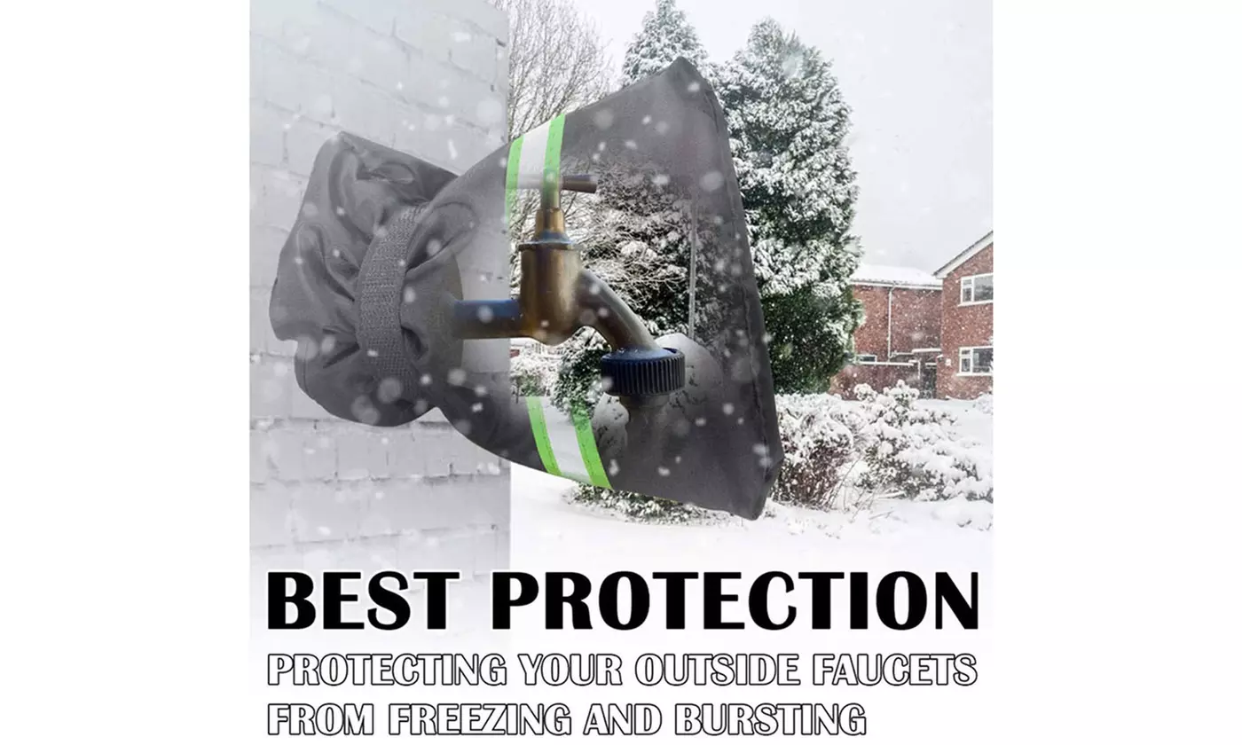 Outdoor Reusable Faucet Socks Faucet Cover for Winter Freeze Protection