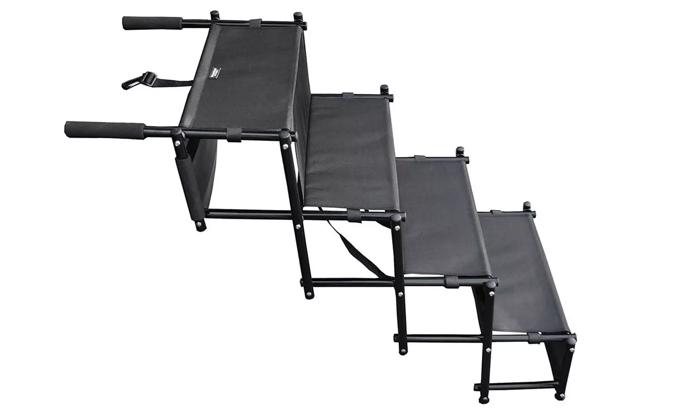 Foldable Portable Pet Stair Ramp - Up to 120 lbs - Primary Image