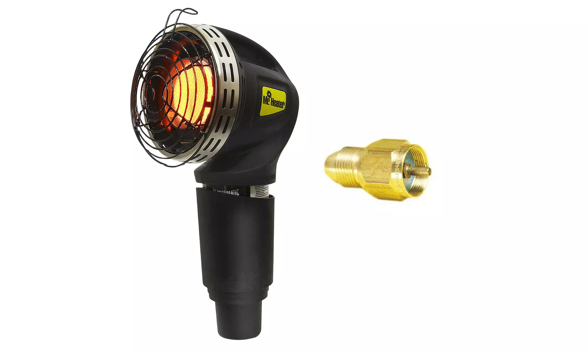 Mr. Heater 4,000 BTU MH4GC Golf Cart Heater & Mr.Heater Refill Adapter - Primary Image