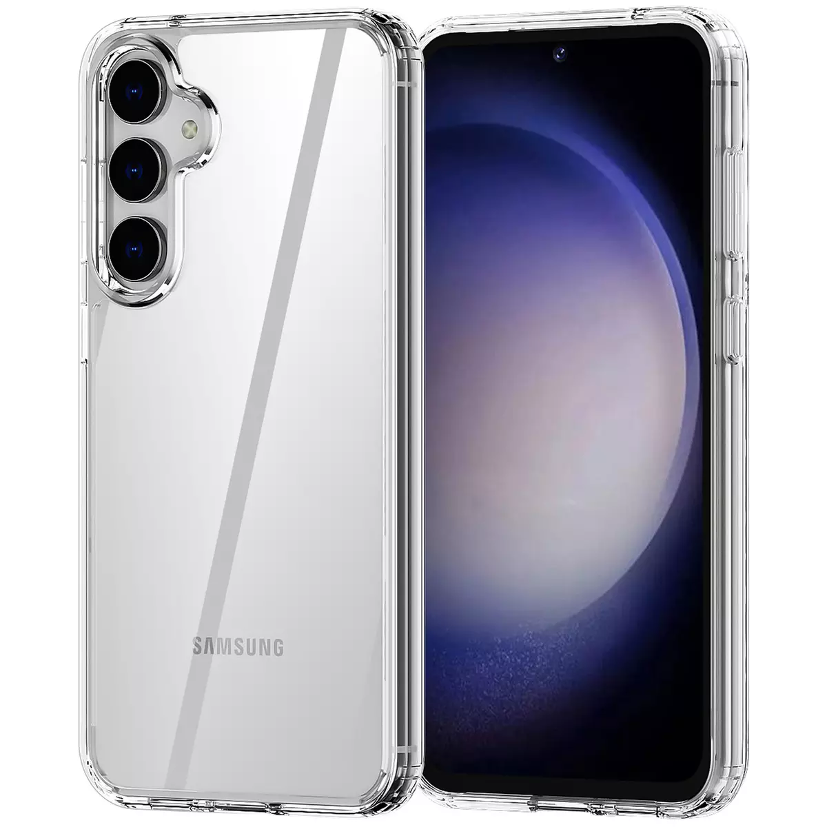 For Samsung Galaxy S23 FE 5G 2023 Case Clear Shockproof Protective Cover - Primary Image