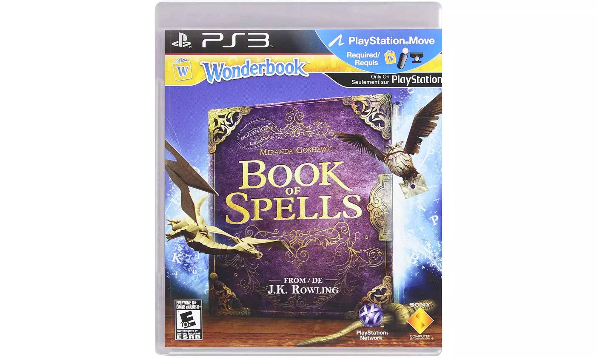 PS3 Wonderbook: Book of Spells PS3 Purple - New - Second Medium