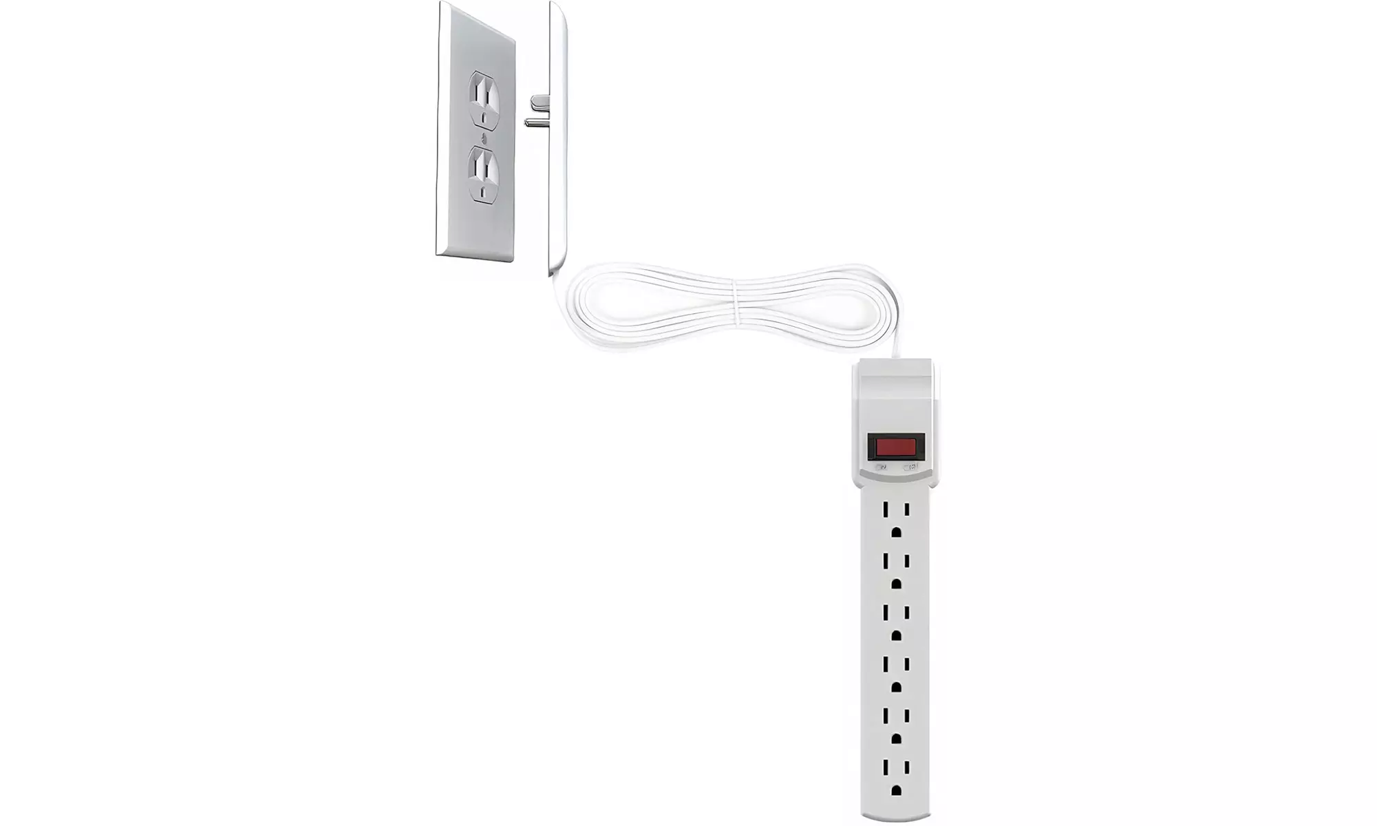 Sleek Socket Ultra-Thin Outlet Concealer with Cord Concealer Kit - Primary Image