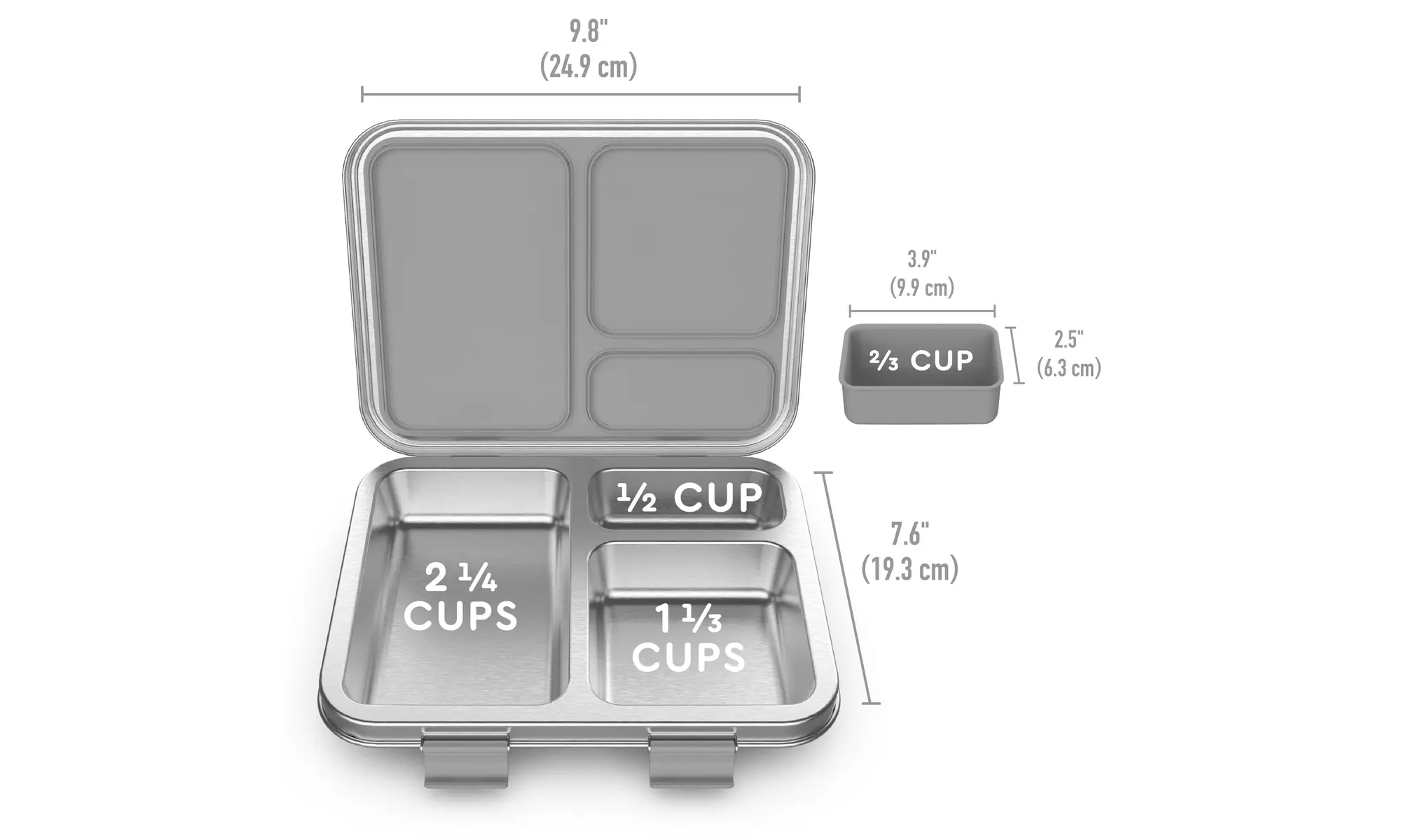 Bentgo Kids Stainless Steel Leak-Resistant Lunch Box