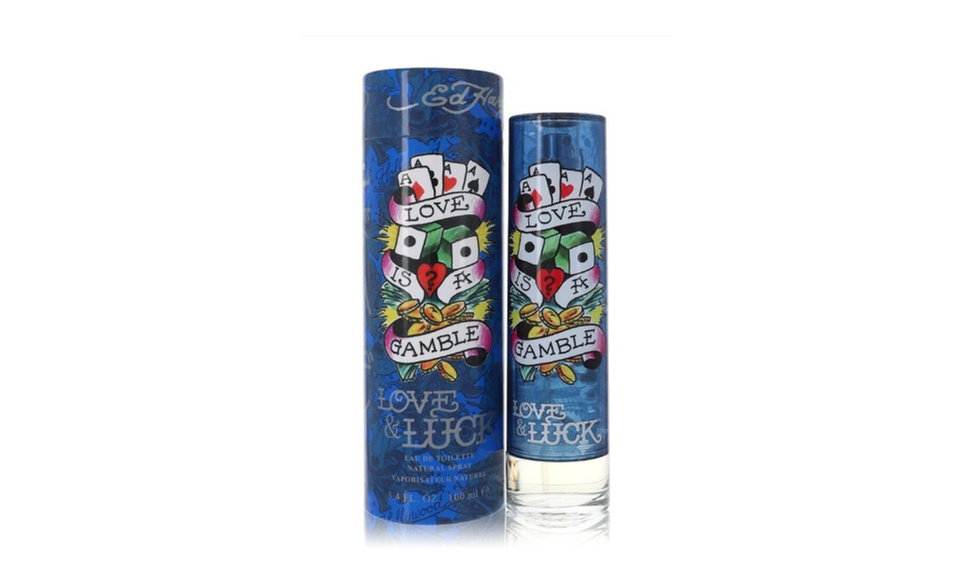 Edhardy Love is a Gamble Love and Lucky Eau de Toilette for Men 3.4 Fl. Oz. 