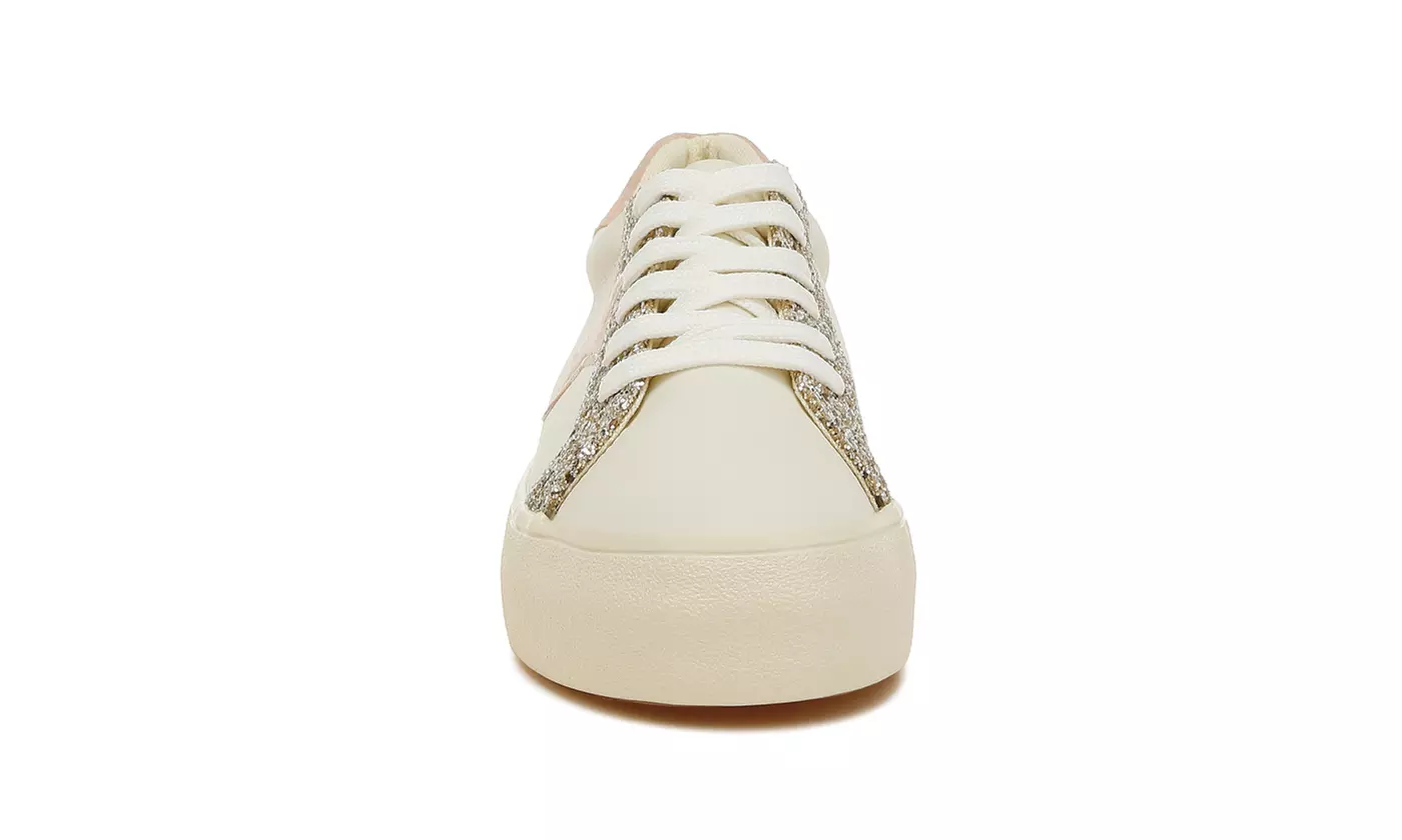 London Rag Bomber Metallic Star Glitter Women's Sneakers