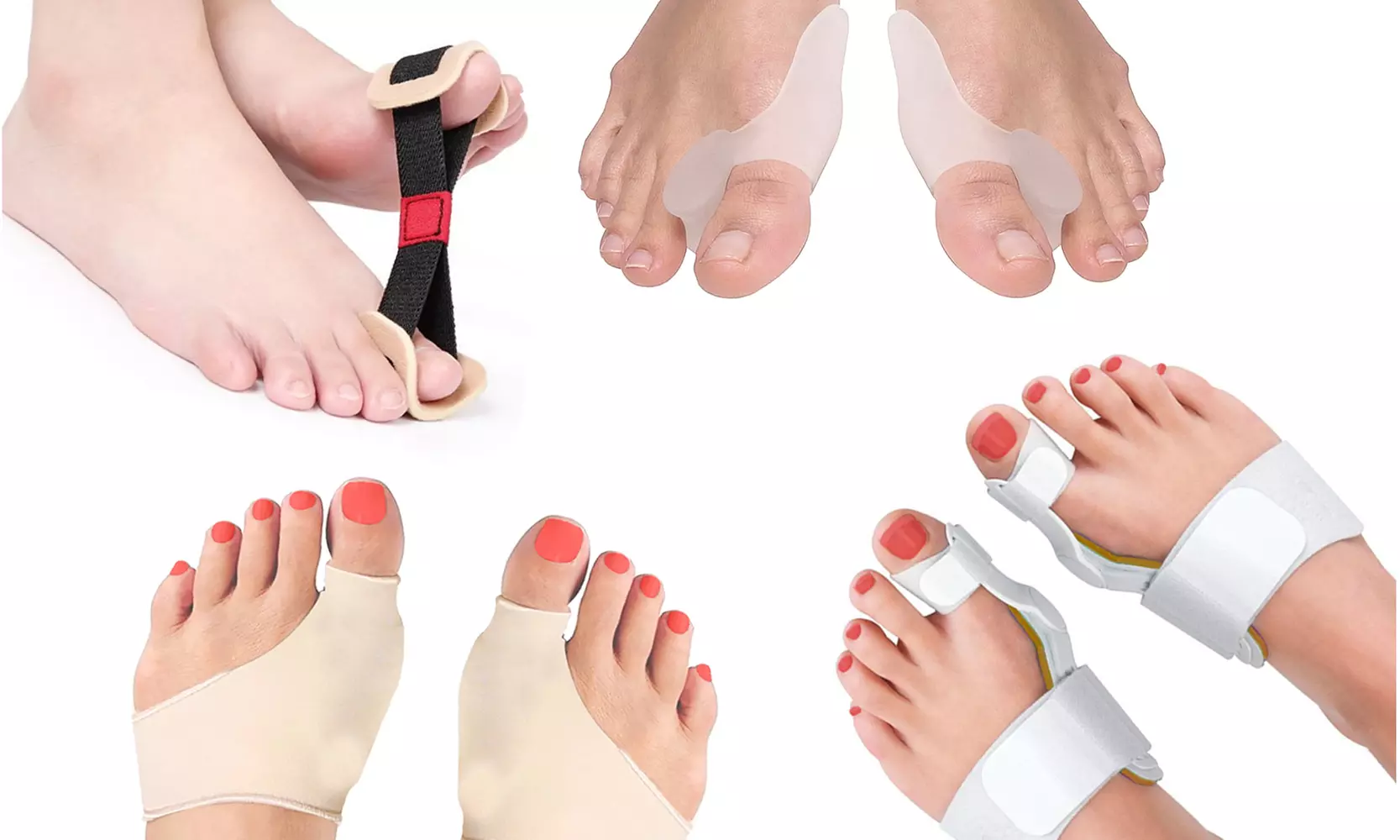 Complete Orthopedic Bunion Corrector Pads and Splint Relief Kit (8-Piece) - Primary Image