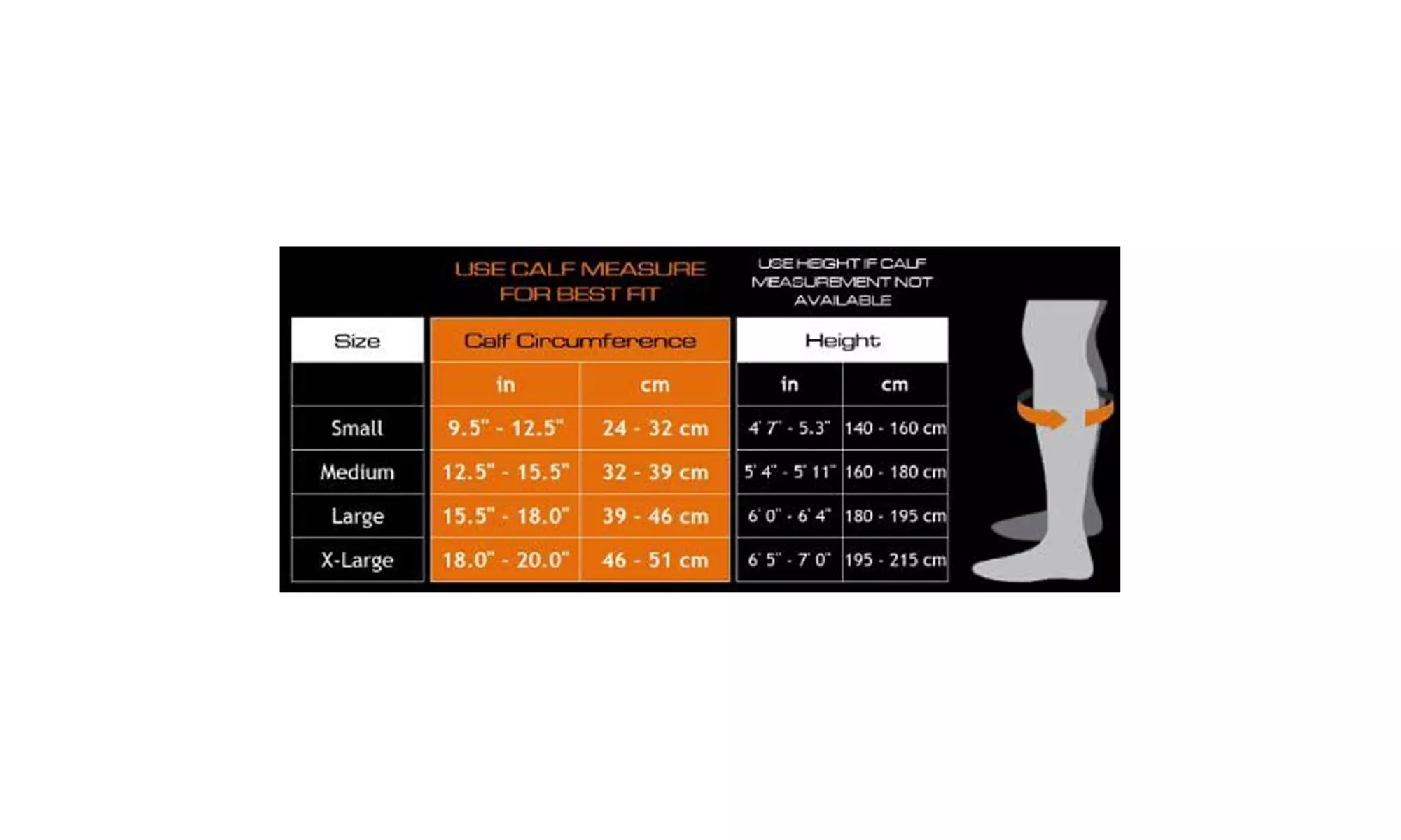 Meister Graduated 20-25mmHg Compression Running Leg Sleeves,Shin Splints - Second Medium