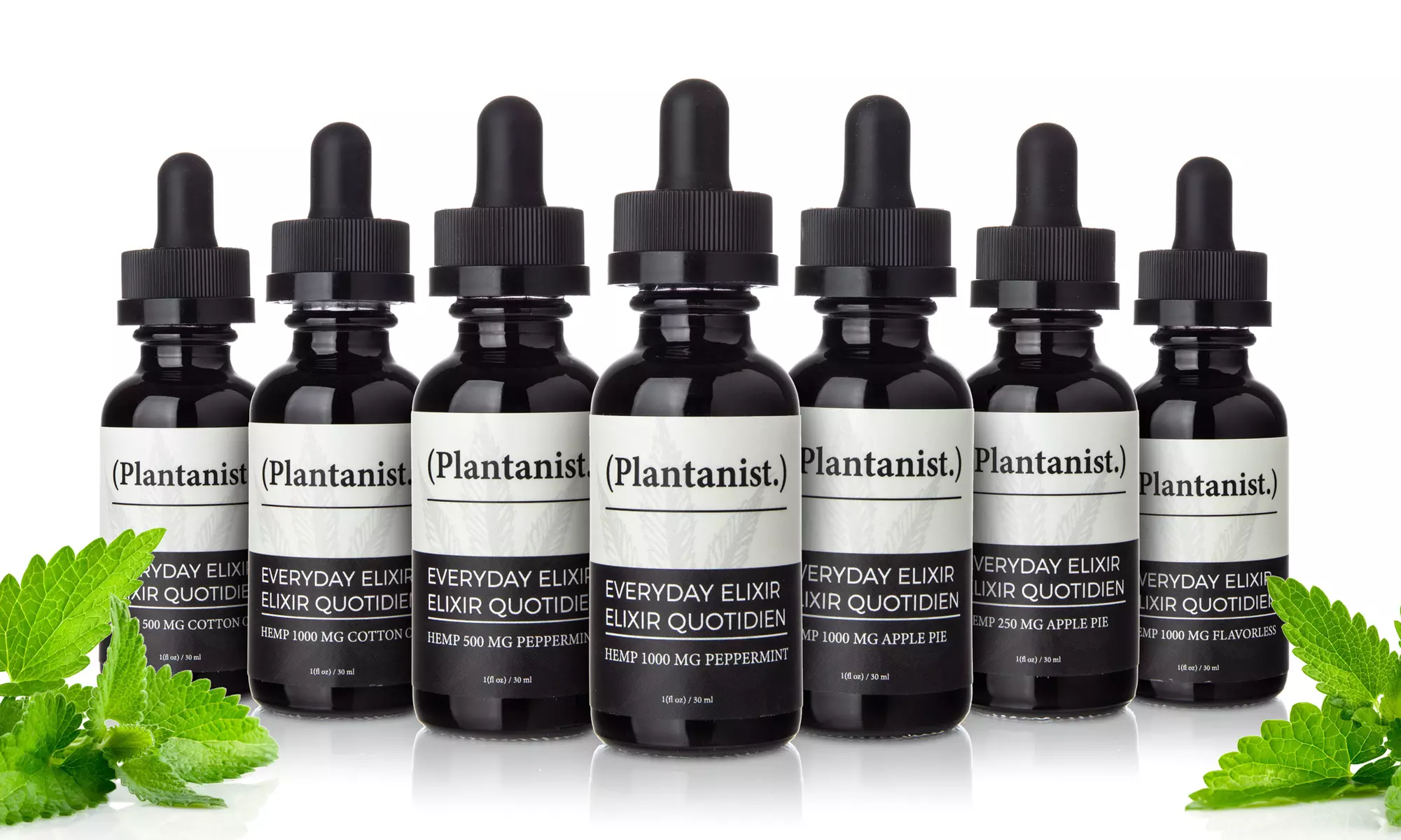 Everyday Elixir CBD Isolate & MCT Oil Tinctures 250MG - 1000MG, 4 Flavors - Primary Image