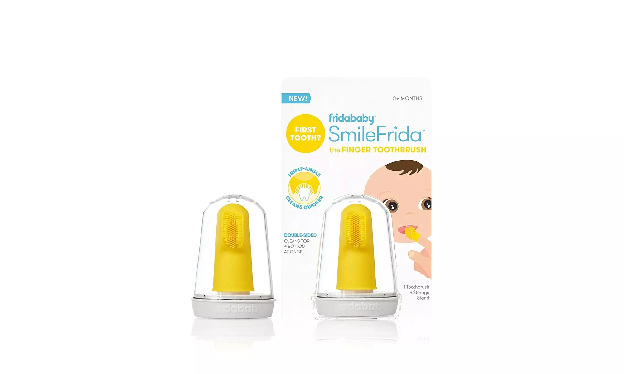 FridaBaby Baby's First Toothbrush with Case - Primary Image
