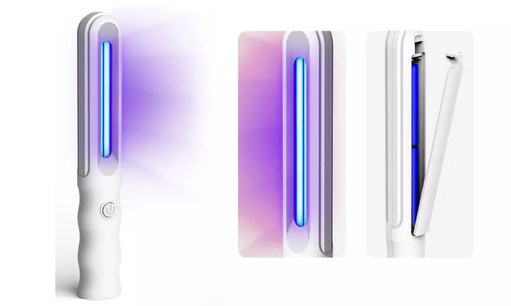 UV Light Sanitizer Wand, Foldable Handheld Ultraviolet Sanitizer Machine - Primary Image