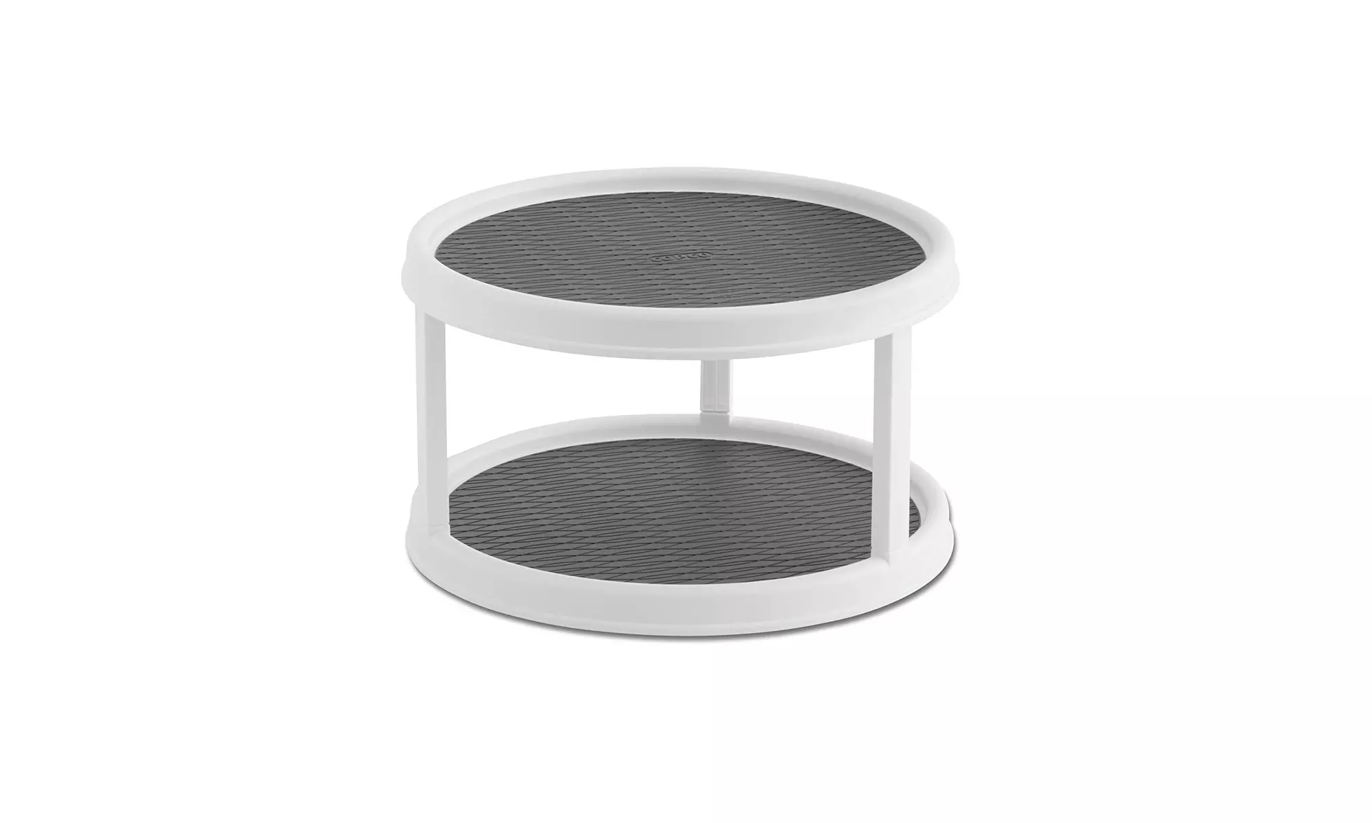 Copco 2555-0187 Non-Skid 2-Tier Pantry Cabinet Lazy Susan Turntable, 12-Inch - Primary Image