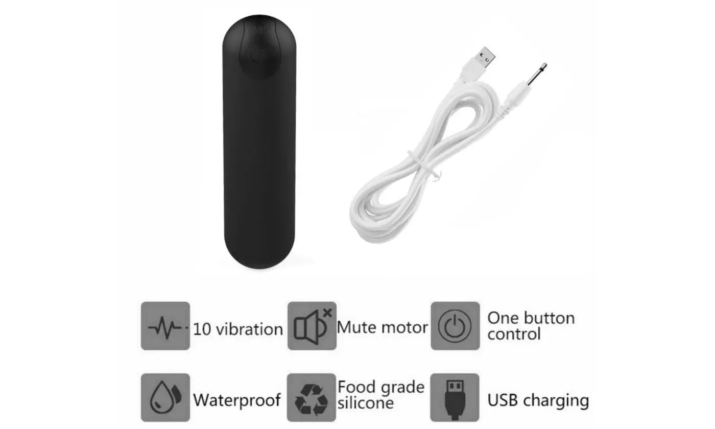 Rechargeable Mini Powerful Bullet Vibrator Clitoral Stimulator