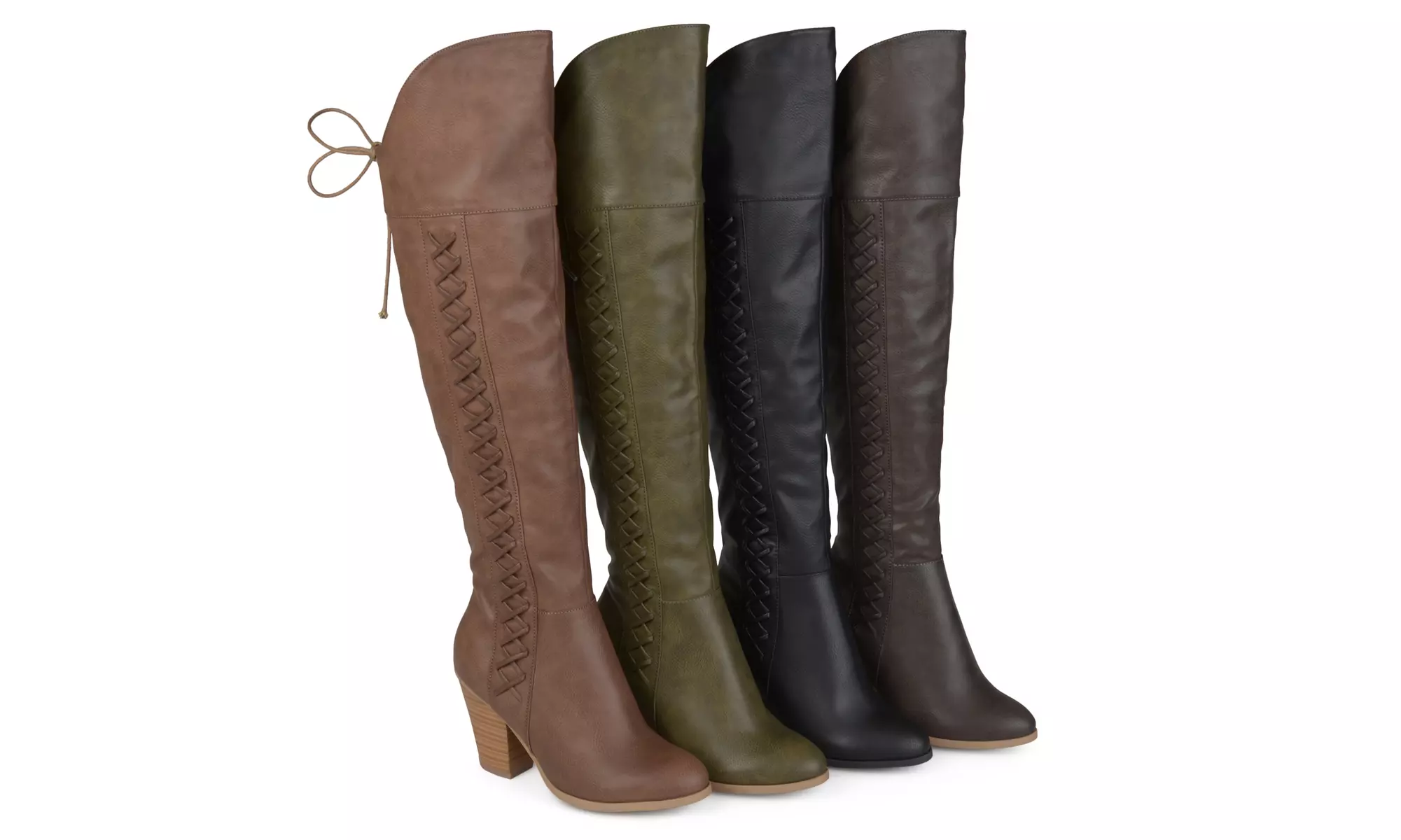Journee Collection Women's Wide Calf Spritz-P Boot - Primary Image