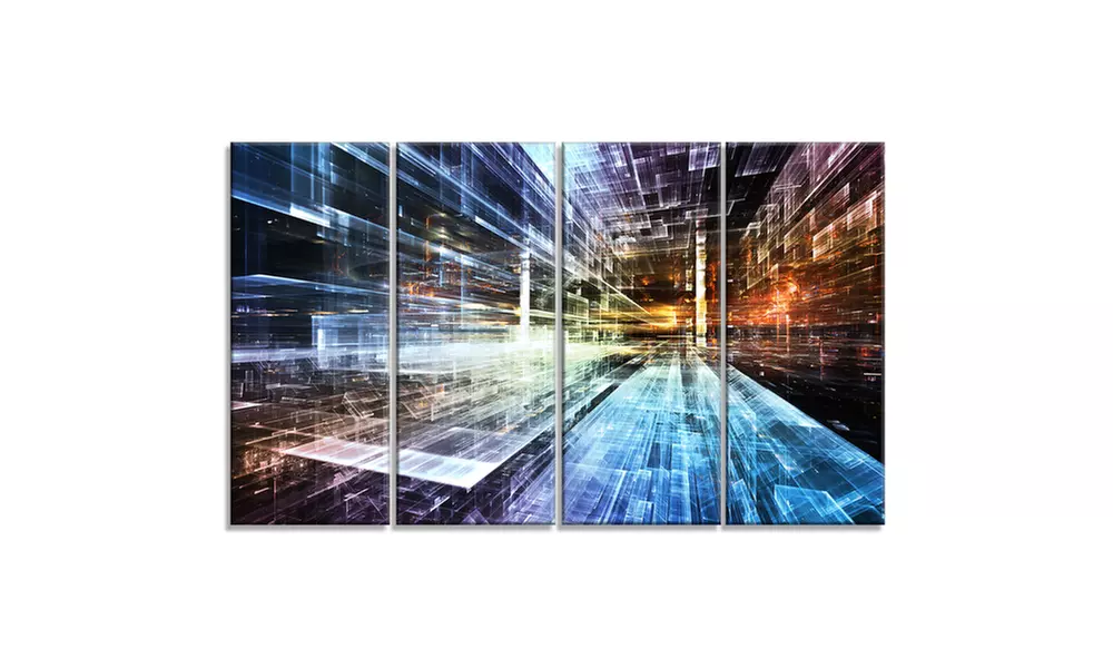 Future Industry - Abstract Canvas Artwork - Primary Image