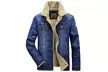 Men's Winter Cotton Thicken Clothes Denim Jacket - Second Medium