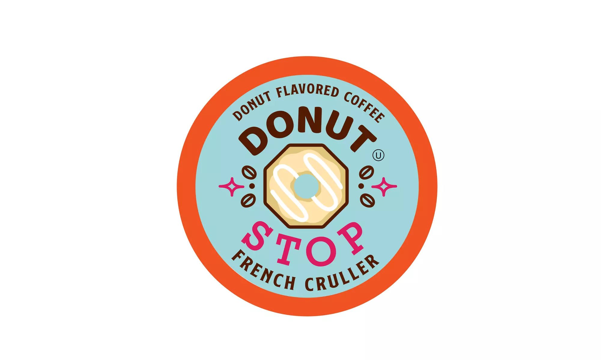 Donut Stop Flavored Coffee Pods, Compatible with 2.0 K-Cup Brewers