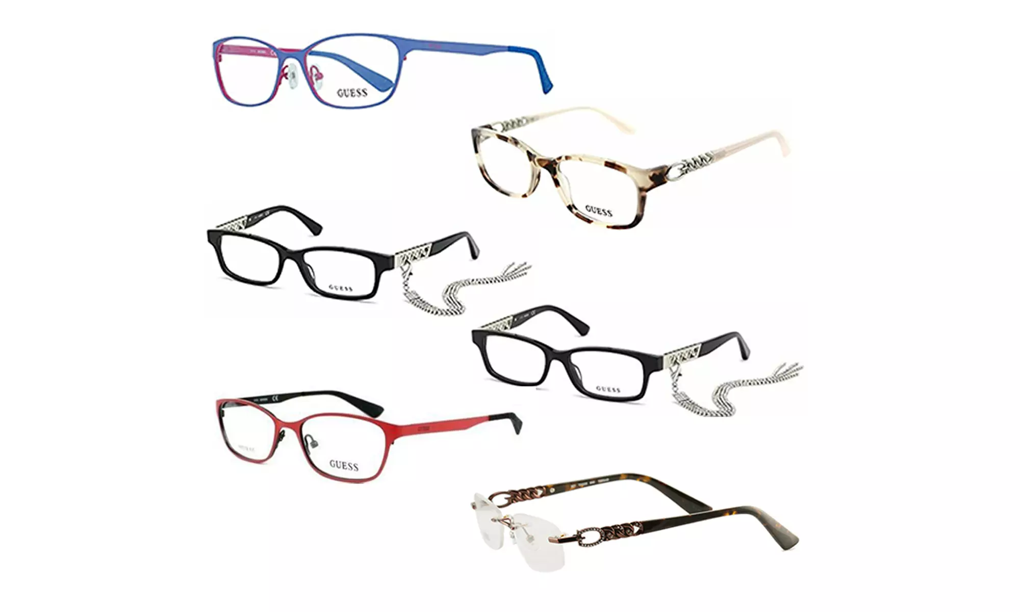 Guess Rectangle Women's Eyeglasses - Primary Image