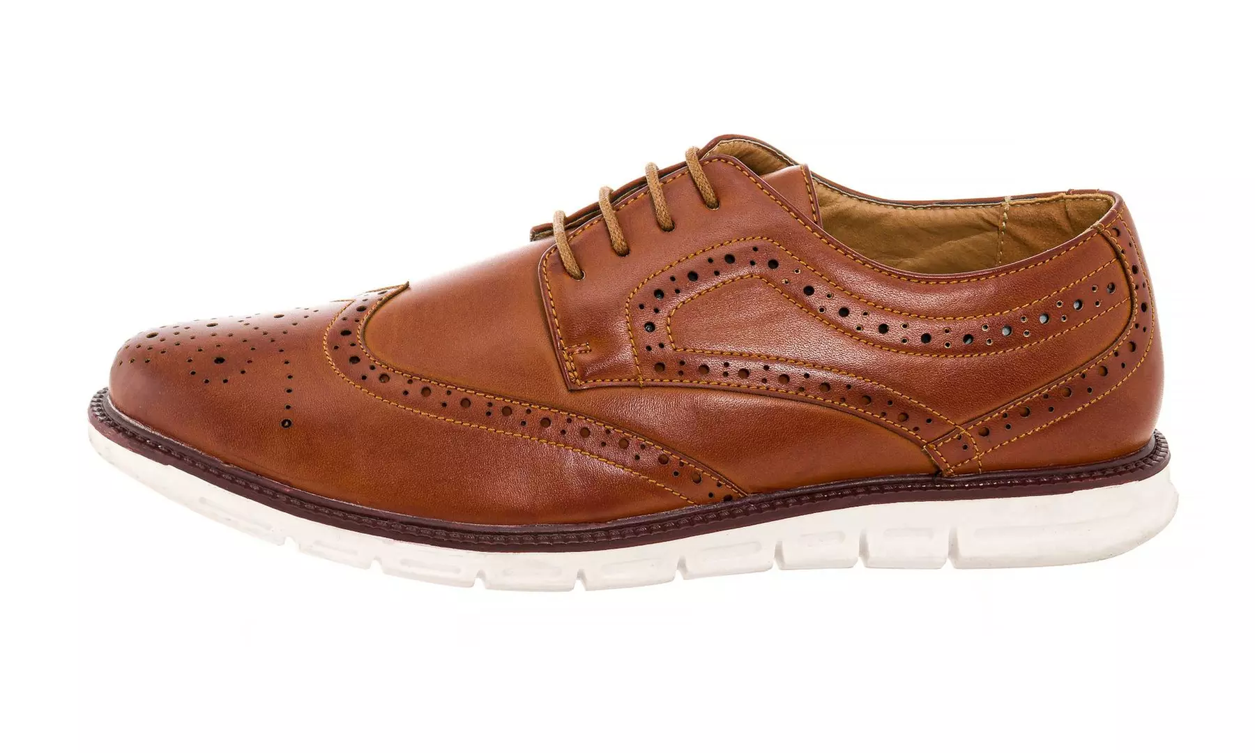 Franco Vanucci Men's Wingtip Casual Oxford Shoes