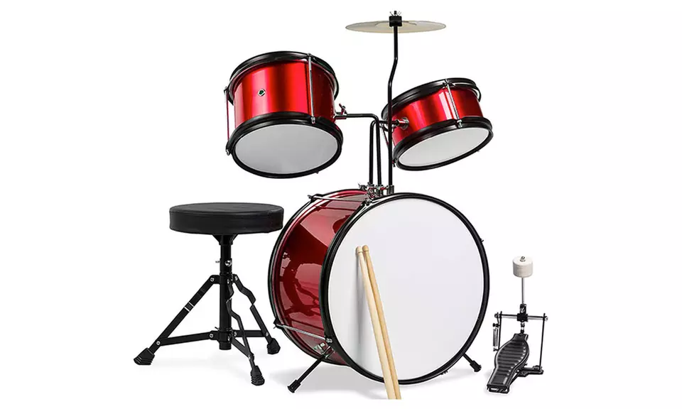 Kids Beginner 3-Piece Drum Set - Second Medium