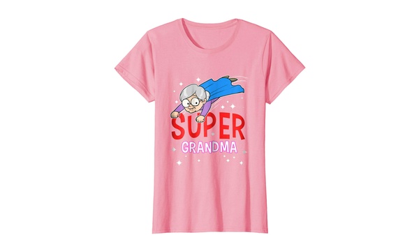 grandma superhero shirt