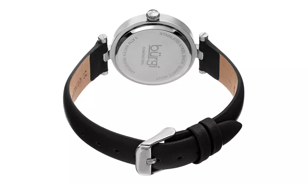 Woman's Burgi Genuine Diamond Watch Collection