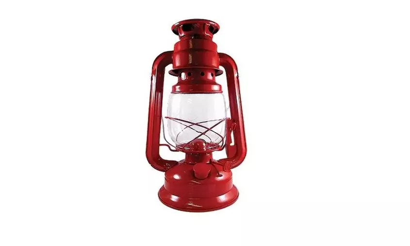 21st Century 200-30030 Camping Lantern, 11", Red - Primary Image