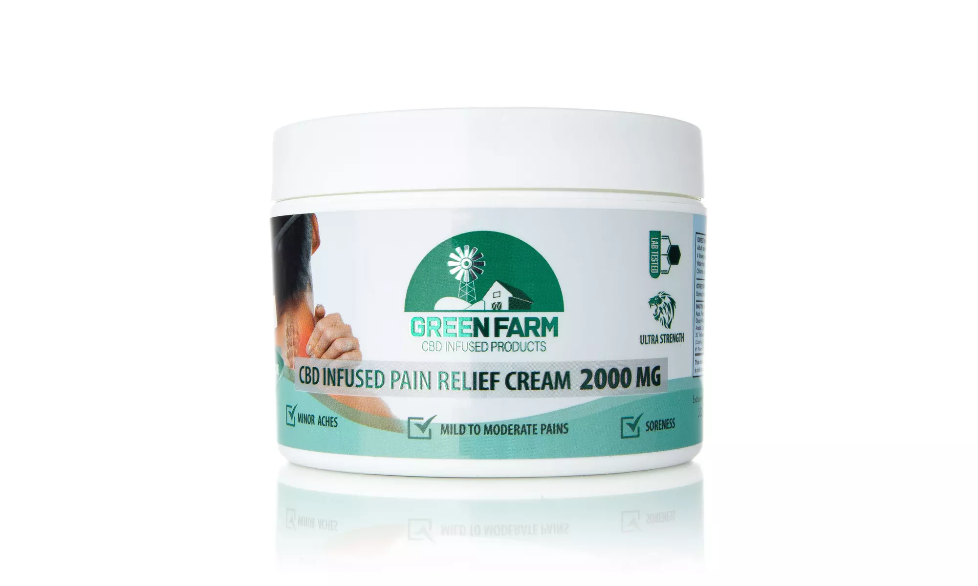 Ultra Strength CBD Pain Relief Menthol & Camphor Creams & Gels from Green Farm